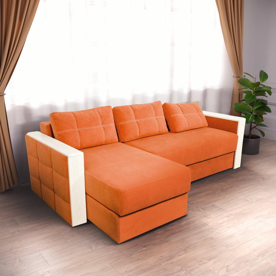 Мягкий угол ЕВРОкомпакт 9  ЛДСП, Собран