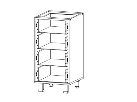 КОРПУС Стол 400 4я