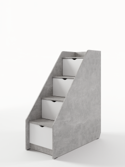 ЮНИОР 13 Комод-лестница 4 Ящика