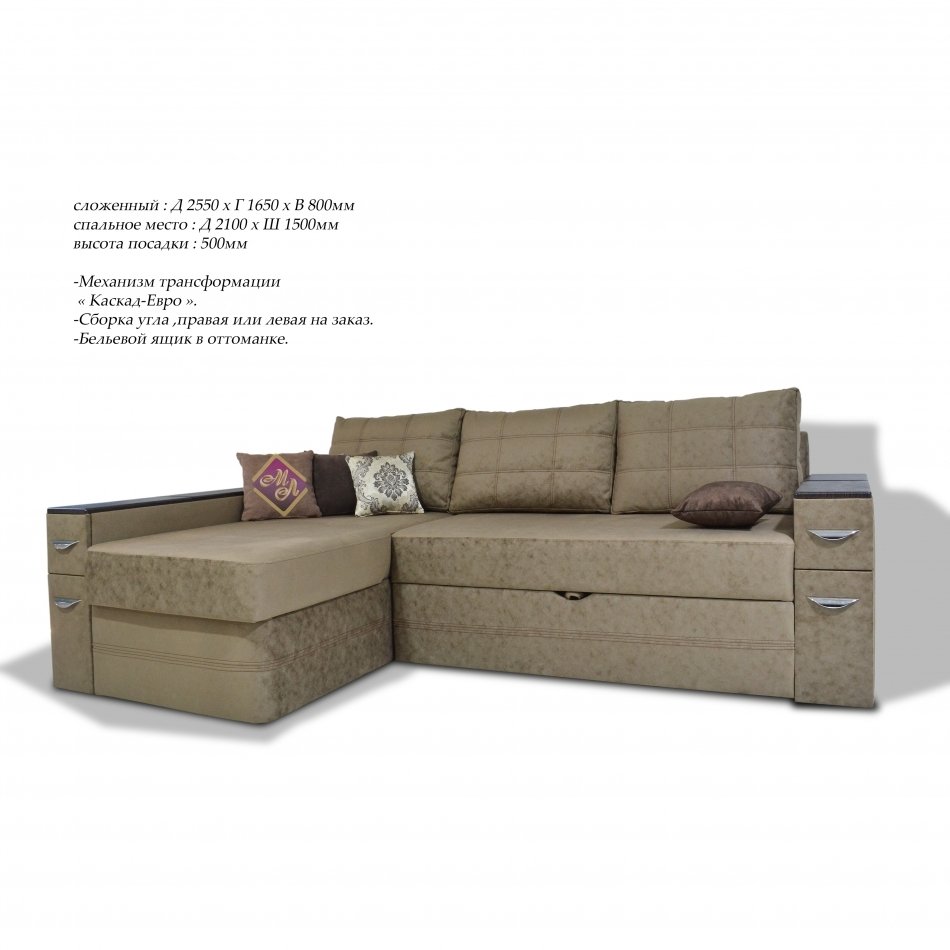 Мягкий угол ''КОМПАКТ" 7/2 левый К-2 Бонель