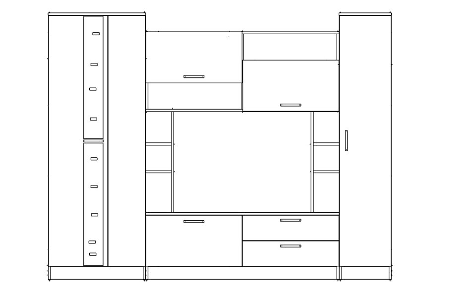 Гостиная МЛ - 3 (2660)