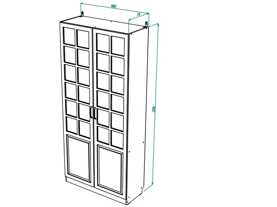 Ливерпуль № 33 Шкаф- витрина 