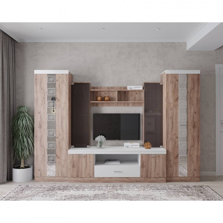 Гостиная МЛ - 6 Вар 1 (2900) с Рисунком