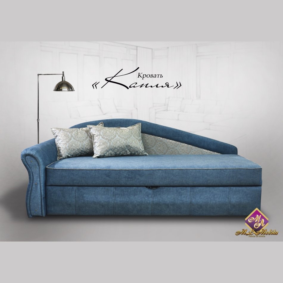 Кровать "КАПЛЯ" Бонель левая К-1(снято) Кровать "КАПЛЯ" Бонель левая К-1(снято)