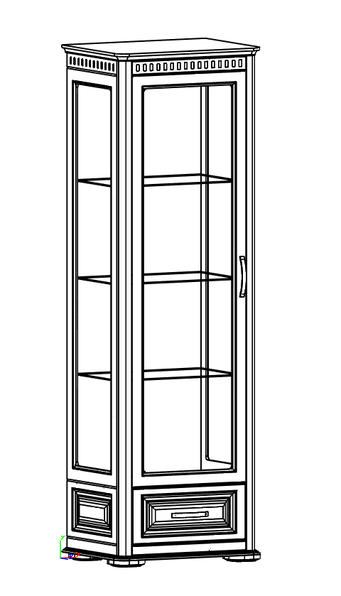 Марсель 2 №12 Пенал витрина