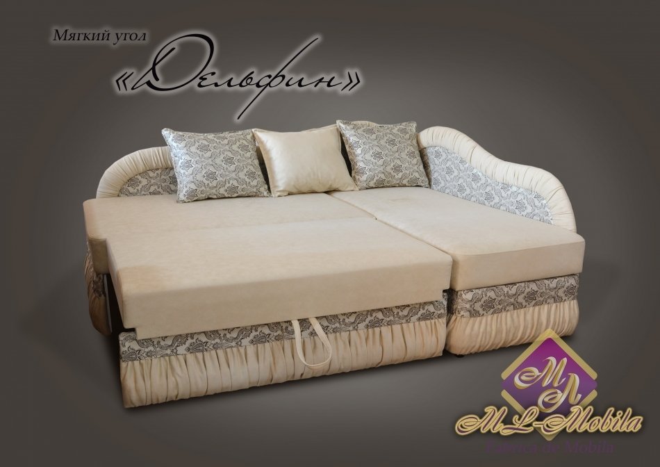 Мягкий угол ''ДЕЛЬФИН" левый К-1 Бонель, Собран