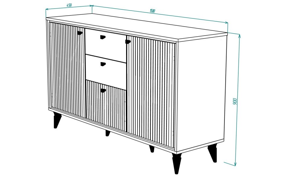 Оскар № 1 Комод 1500