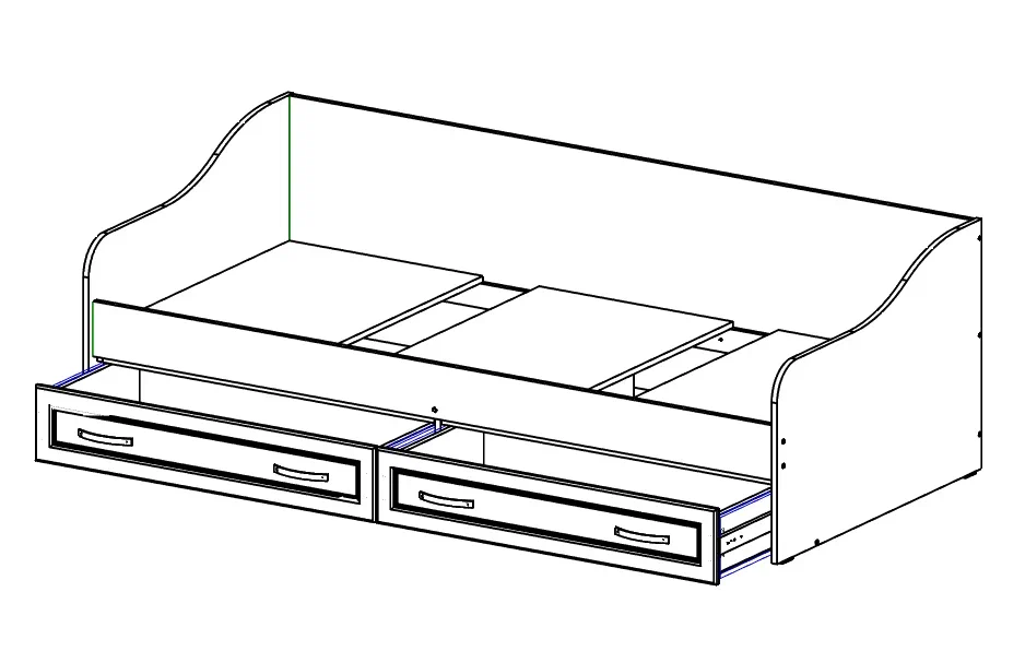 Ливерпуль № 29 Кровать (90x200)