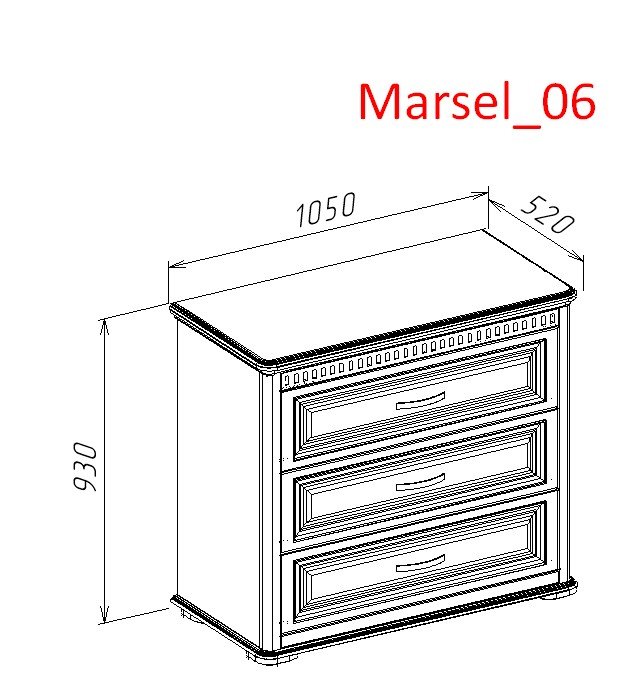 Марсель 2 №06 Комод