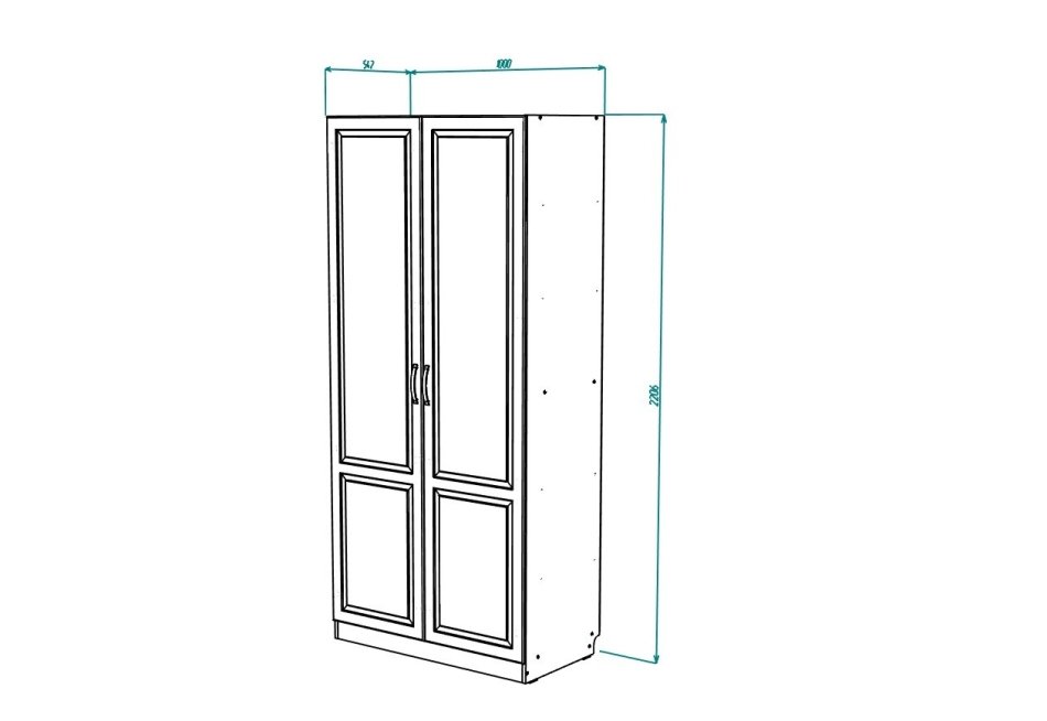 Ливерпуль № 30 Шкаф для одежды комбин Ливерпуль № 30 Шкаф для одежды комбин