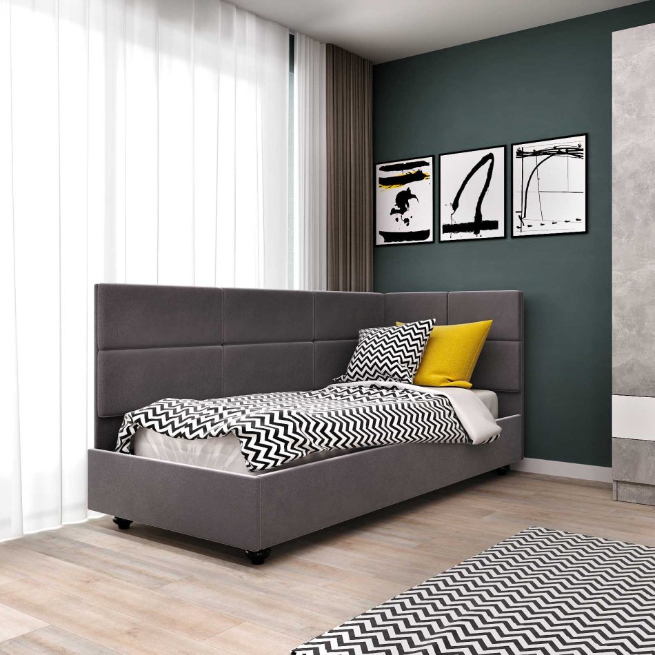 Кровать Шарм 6 NEW (90*200) K-1, Собран