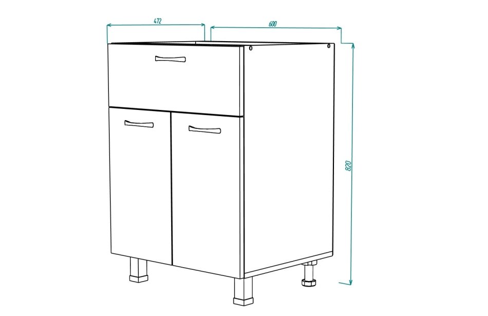 Омега С 600 1ящ+2дв Омега С 600 1ящ+2дв