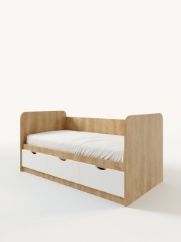 ЮНИОР  1 Кровать без бортика(80 х 180), Собран