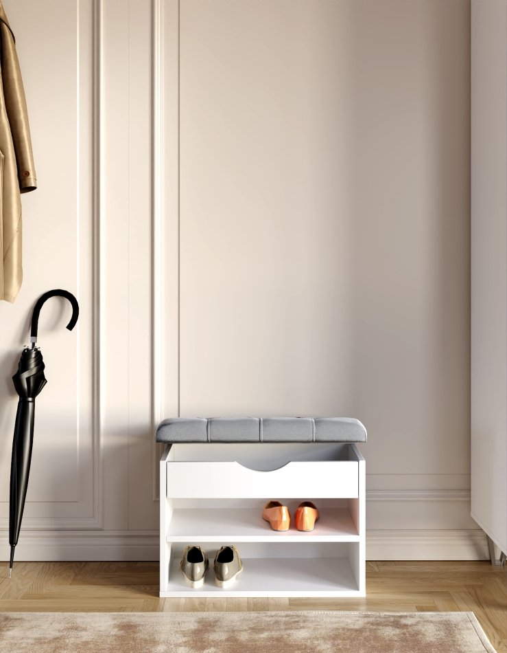 Обувница МЛ - 5 (седушка с пуговицами)