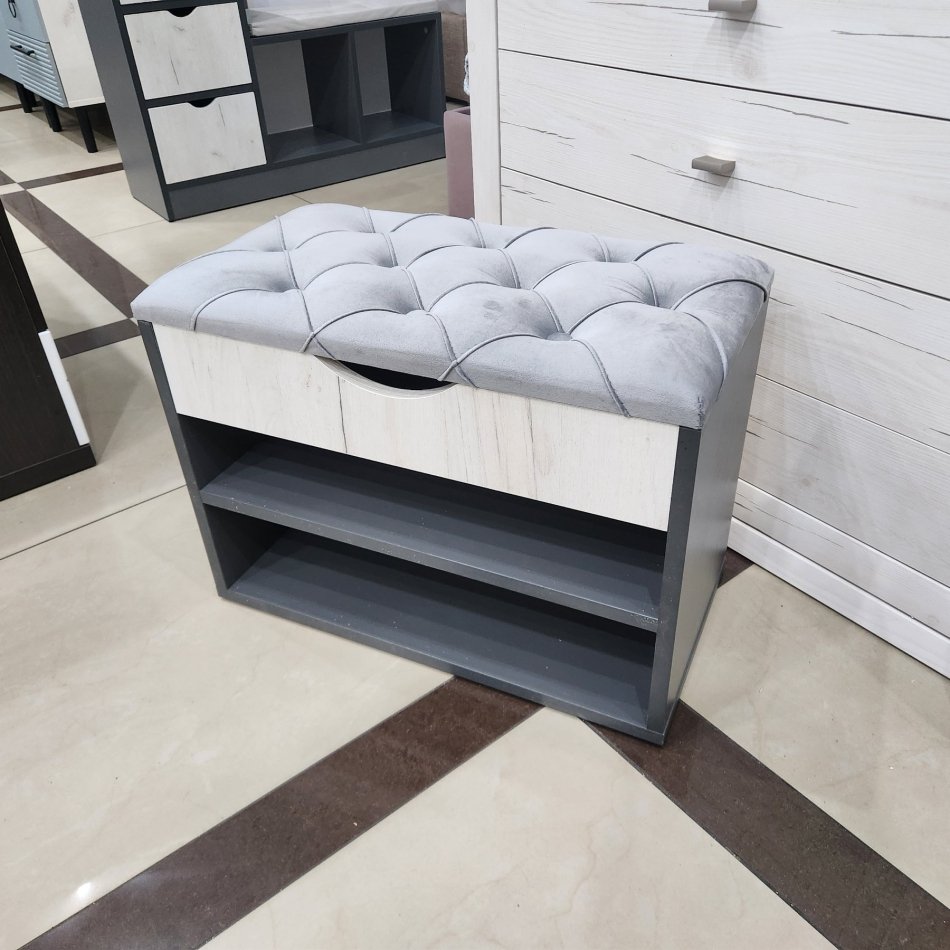 Обувница МЛ - 5 (седушка с пуговицами)