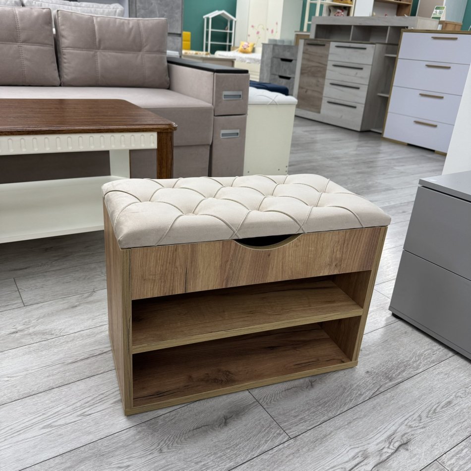 Обувница МЛ - 5 (седушка с пуговицами)