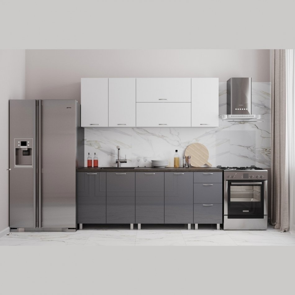 Кухня АГТ - 2 2,0 м (720) (без столешницы) Кухня АГТ - 2 2,0 м (720) (без столешницы)