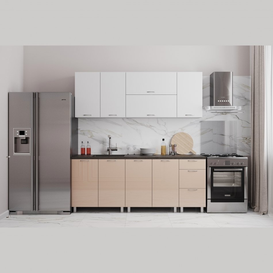 Кухня АГТ - 2 2,0 м (720) (без столешницы) Кухня АГТ - 2 2,0 м (720) (без столешницы)