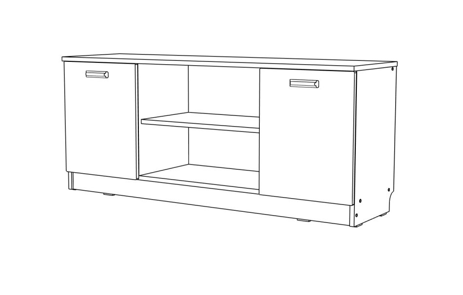 Вуди № 1Тумба ТВ 1400 Вуди № 1Тумба ТВ 1400