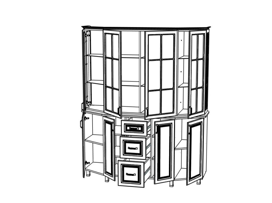 ЛИВЕРПУЛЬ Буфет 6 шкаф ЛИВЕРПУЛЬ Буфет 6 шкаф