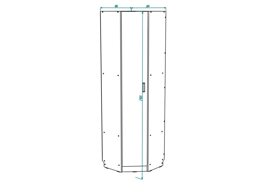 Вуди № 3 Шкаф угловой Вуди № 3 Шкаф угловой