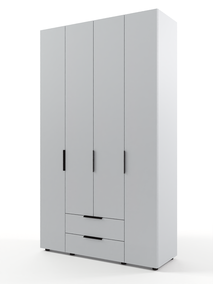 ЛИРА Шкаф для одежды 4Д 2Я (1400) ЛИРА Шкаф для одежды 4Д 2Я (1400)