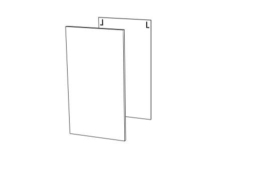 Азур С 400, Ш 400 (720 фасад) правый, Собран
