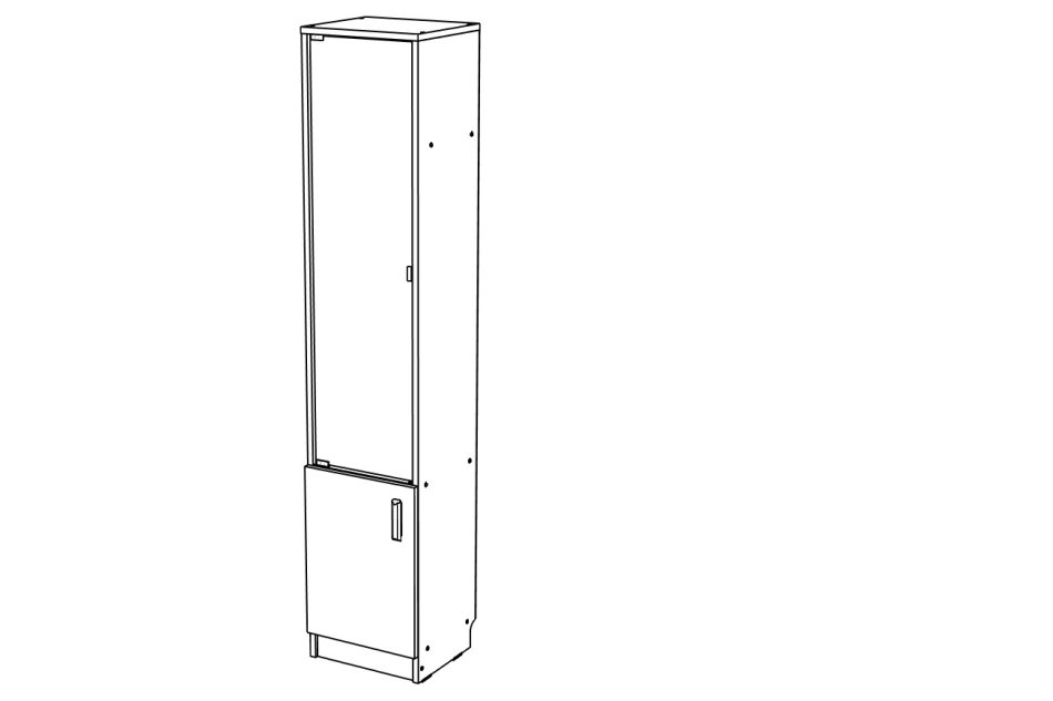 Вуди № 6 Пенал витрина Вуди № 6 Пенал витрина