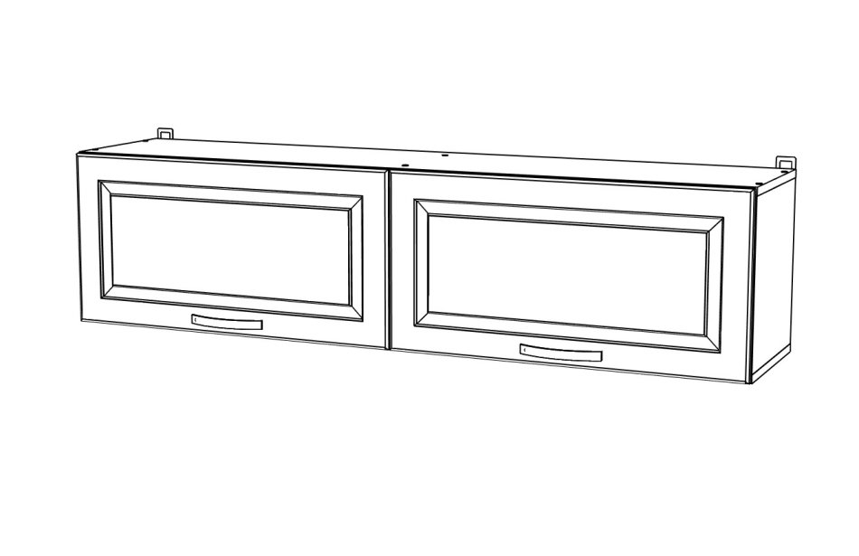 Ливерпуль № 6 Шкаф навесной , Собран Ливерпуль № 6 Шкаф навесной , Собран