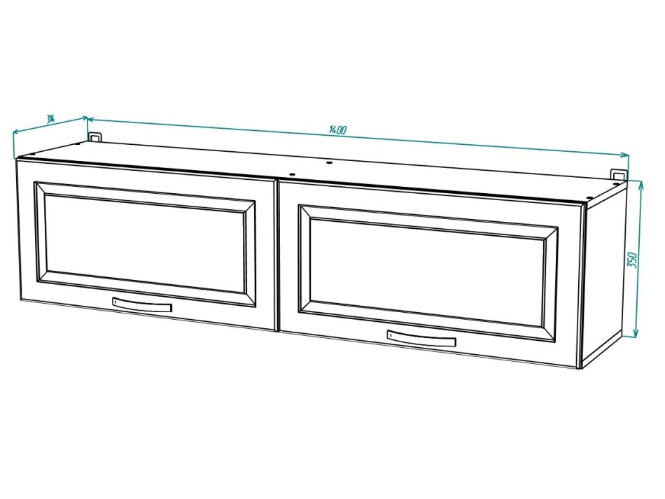 Ливерпуль № 6 Шкаф навесной , Собран Ливерпуль № 6 Шкаф навесной , Собран
