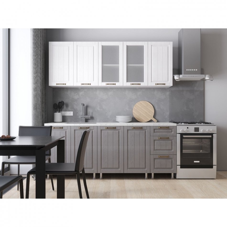 Кухня ПРОВАНС 2,0 м (без столешницы) Кухня ПРОВАНС 2,0 м (без столешницы)