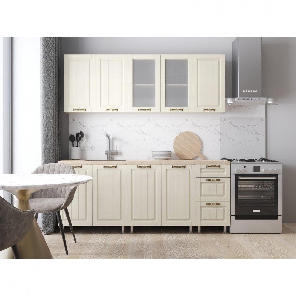 Кухня ПРОВАНС 2,0 м (без столешницы) Кухня ПРОВАНС 2,0 м (без столешницы)