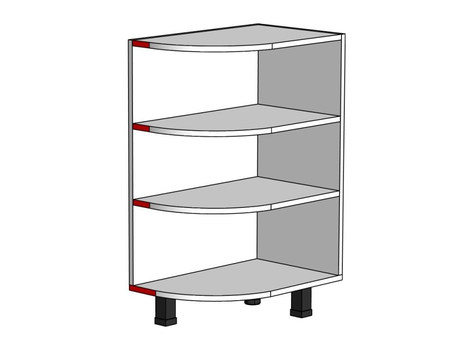Омега С 400 тп (Н 40 торц+полки)