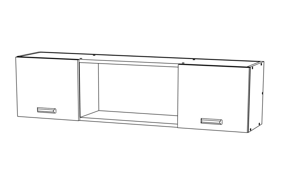 Вуди №12 Шкаф навесной Вуди №12 Шкаф навесной