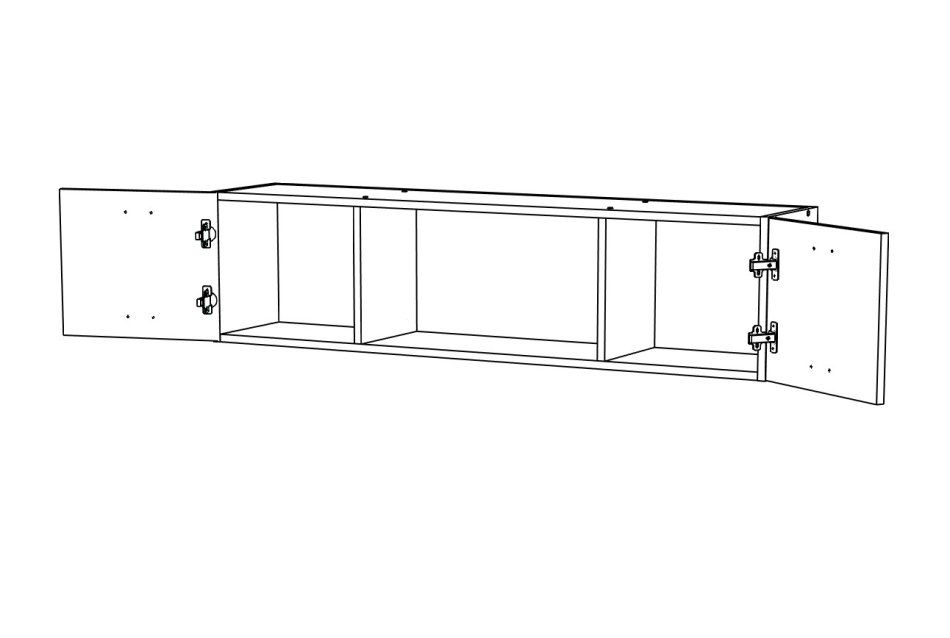 Вуди №12 Шкаф навесной Вуди №12 Шкаф навесной