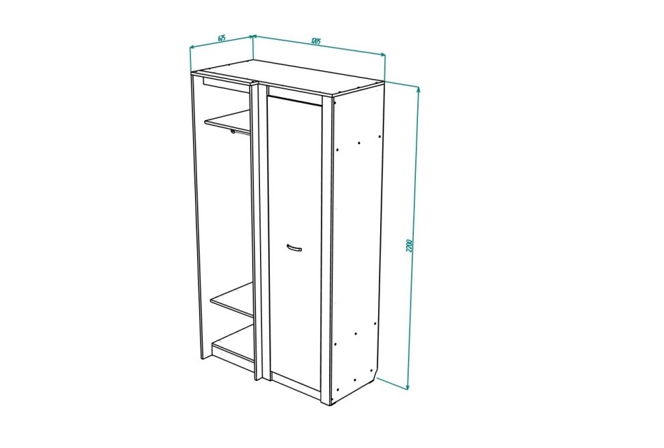 Гамма №29 Шкаф  Угловой МЛ