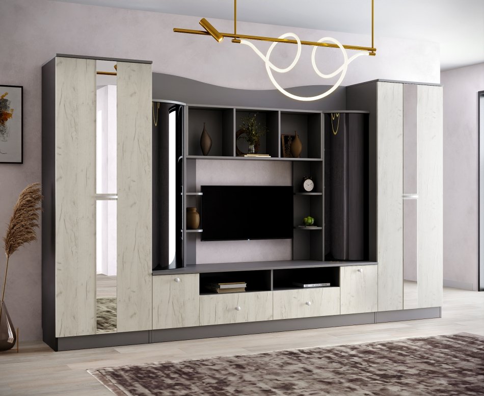 Гостиная МЛ - 7 без рисунка (3400)