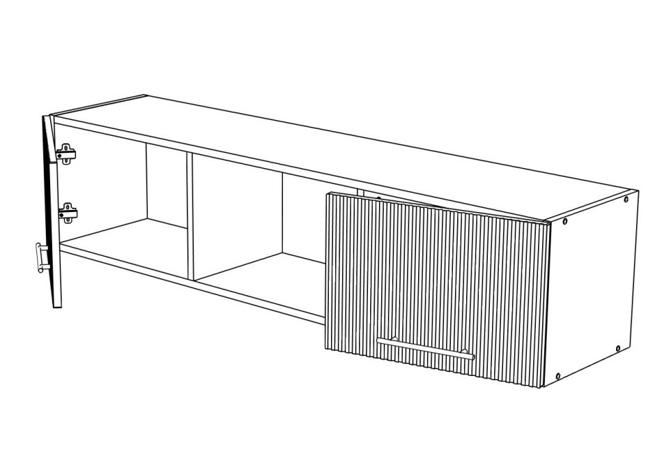Вельвет № 5 Шкаф навесной 1500 Вельвет № 5 Шкаф навесной 1500