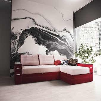 Мягкий угол ''КОМПАКТ" 7/2 правый К-1 TFK, Собран