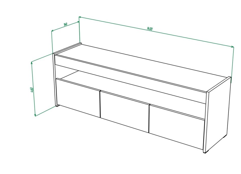 Тумба под ТВ МЛ-1