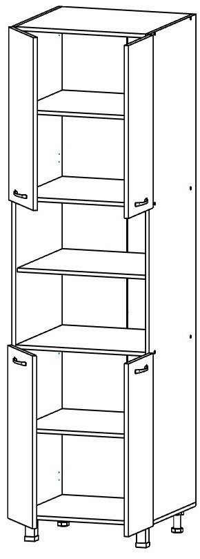 Омега Пенал 600x2140 Омега Пенал 600x2140