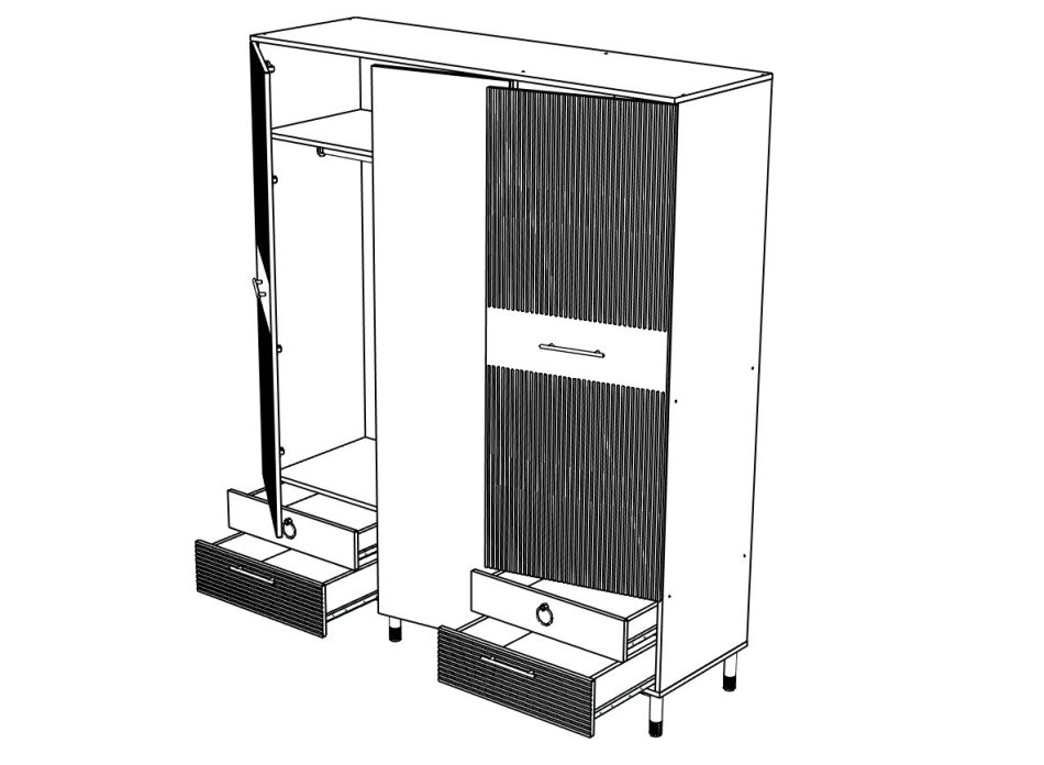 Вельвет № 6 Шкаф 1800 Вельвет № 6 Шкаф 1800