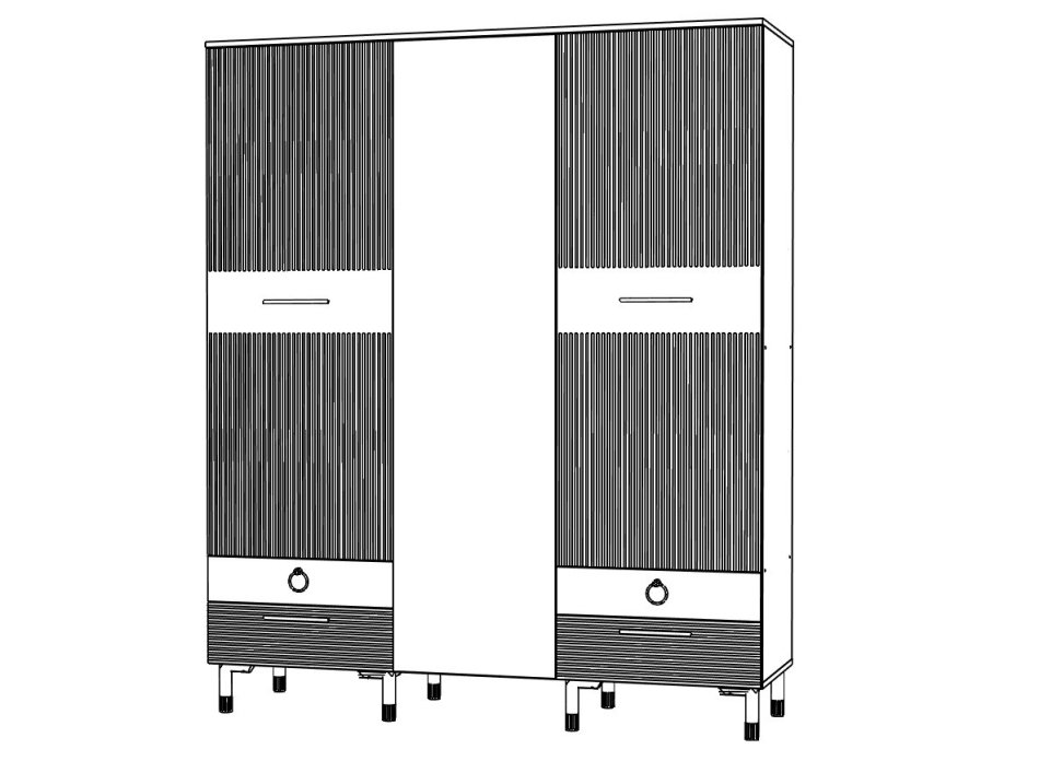 Вельвет № 6 Шкаф 1800 Вельвет № 6 Шкаф 1800