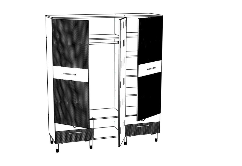 Вельвет № 6 Шкаф 1800 Вельвет № 6 Шкаф 1800