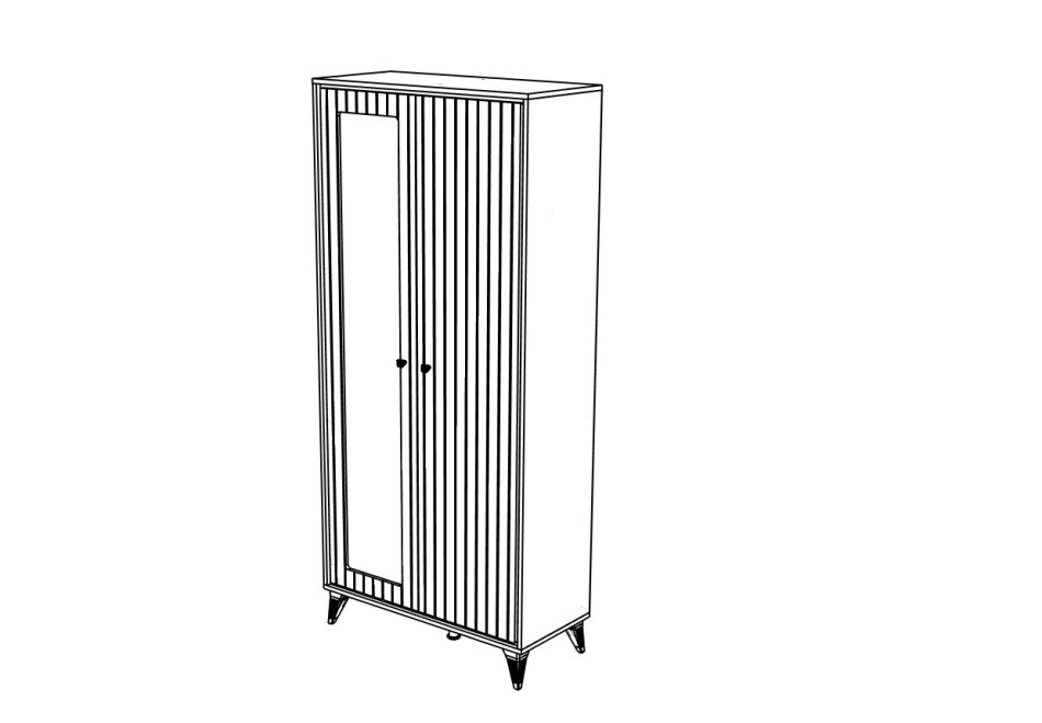 ВАЛЕНСИЯ № 5 Шкаф  глянец