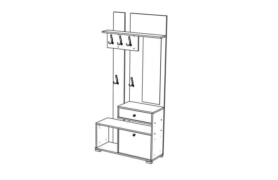 Прихожая МЛ - 1