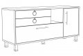 Тумба под ТВ МЛ-2
