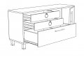 Тумба под ТВ МЛ-2