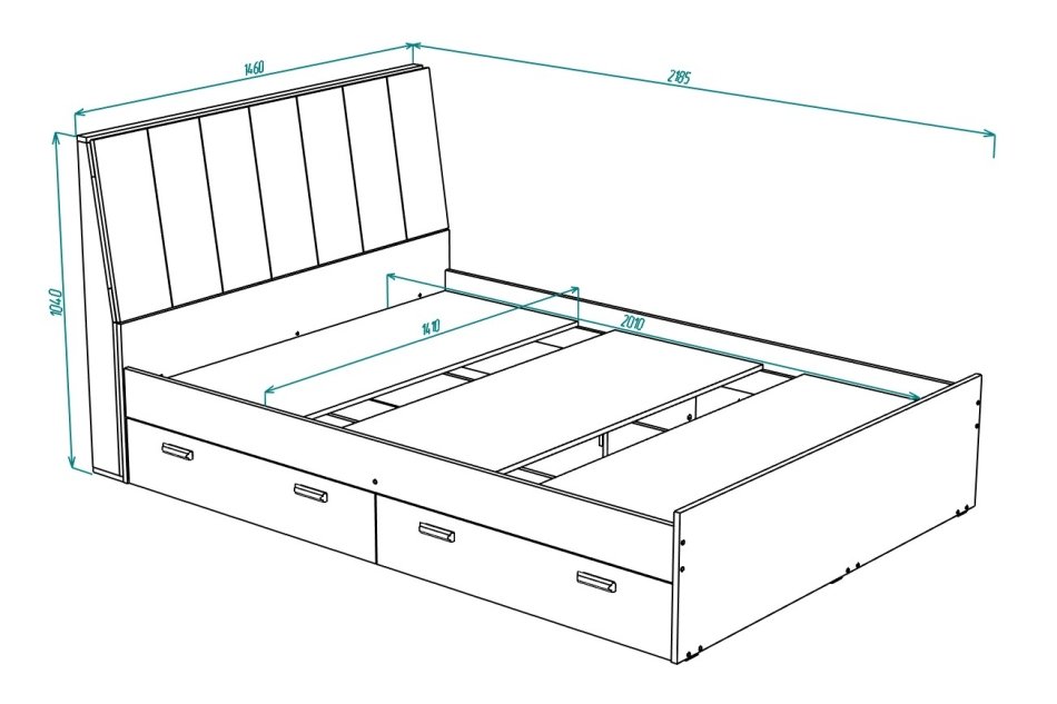 Вуди № 9 Кровать 1400
