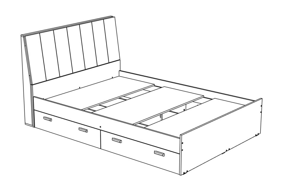 Вуди № 9 Кровать 1400